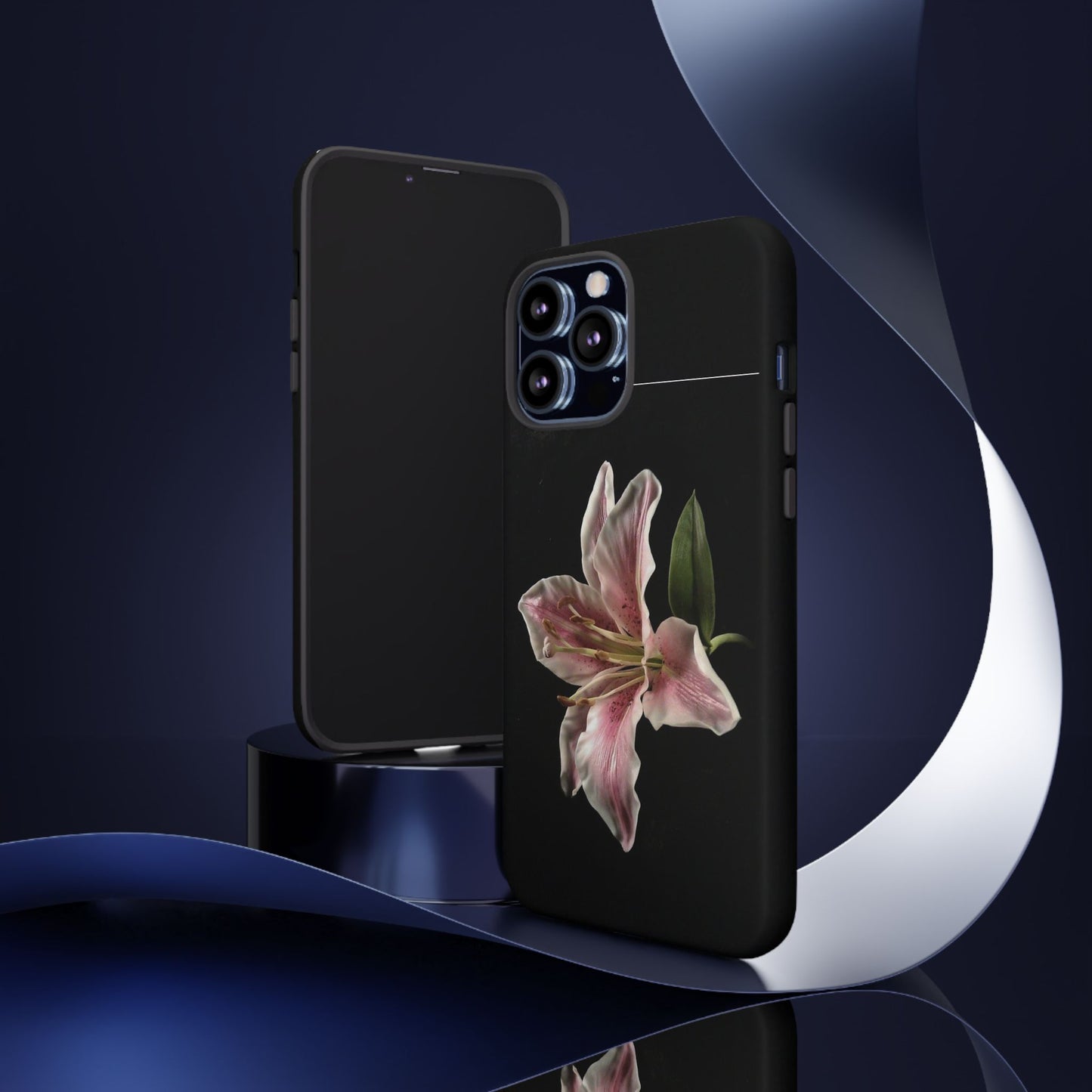 Pink Lily Tough Phone Case — Slim Protective Floral iPhone Cover