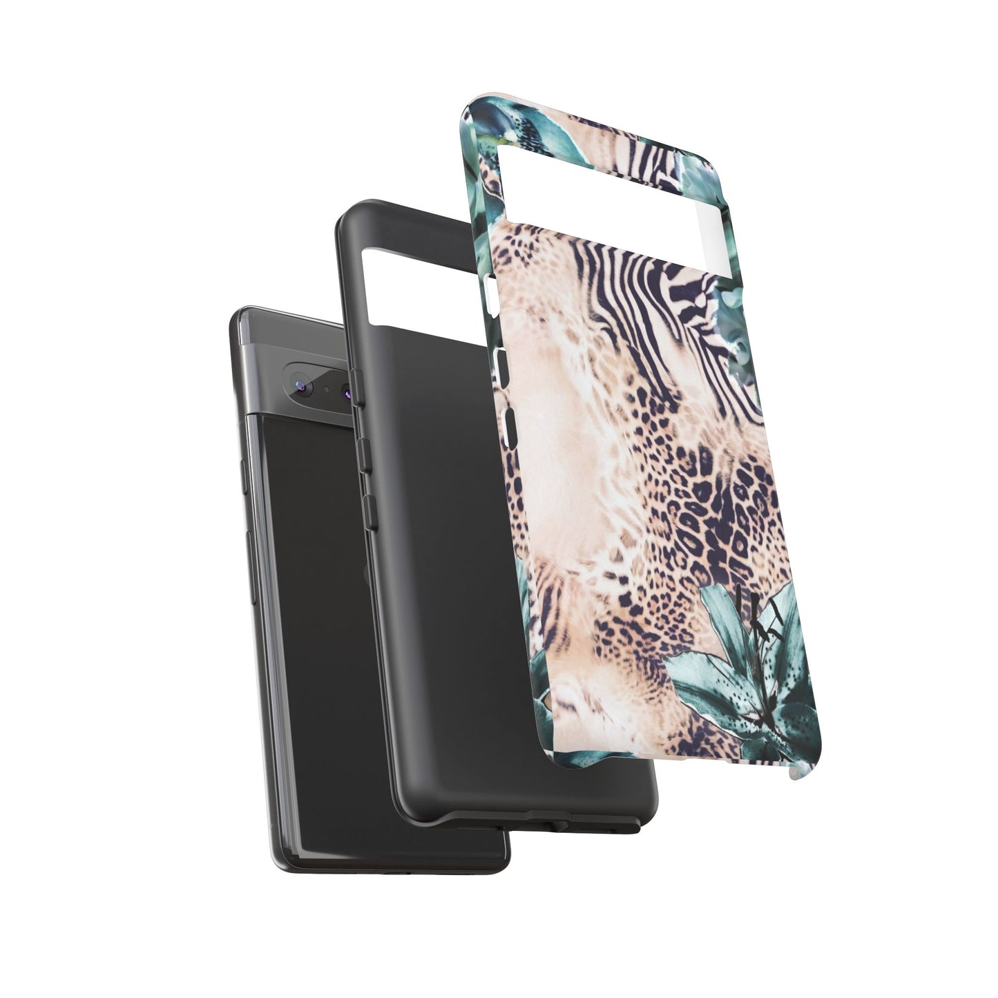 Tough Cases - Tropical Leopard & Zebra Phone Case