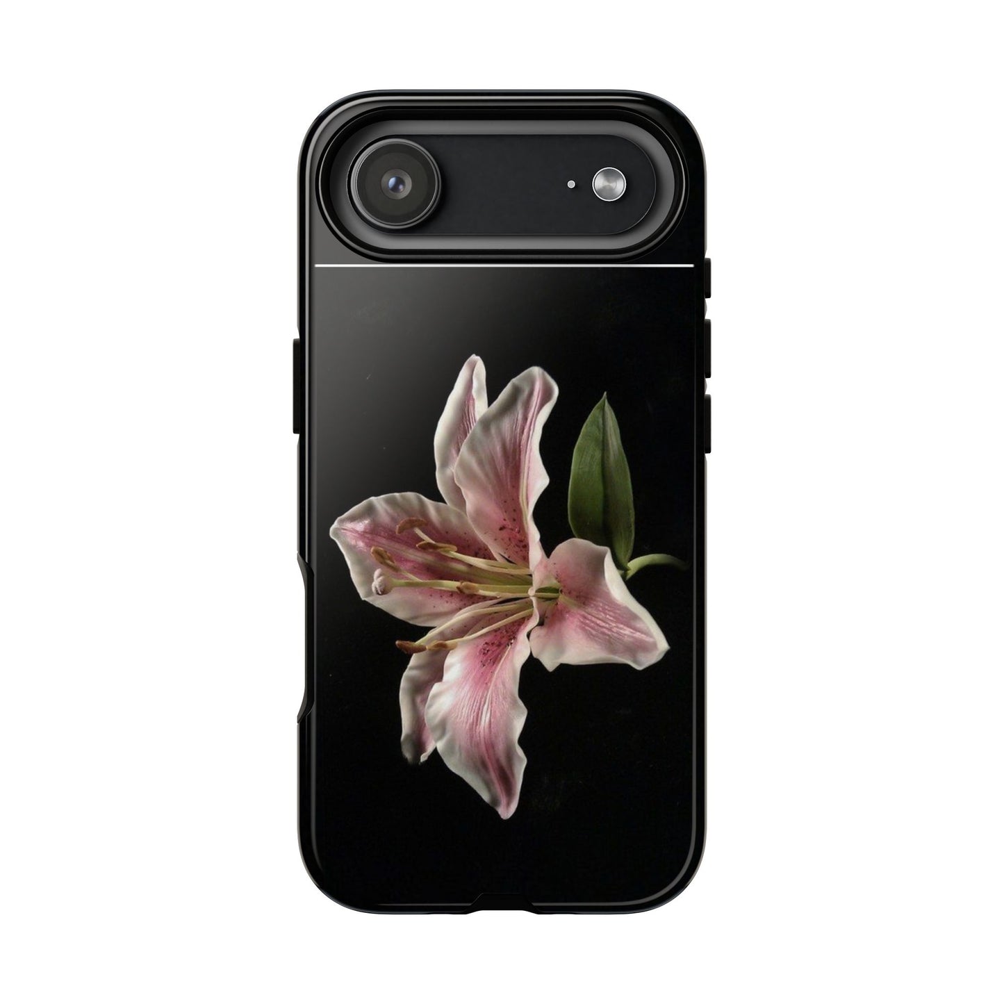 Pink Lily Tough Phone Case — Slim Protective Floral iPhone Cover