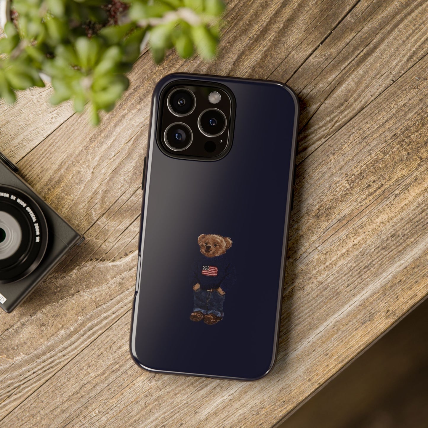 Patriotic Polo Bear Phone Case — Slim Tough Protective iPhone Cover