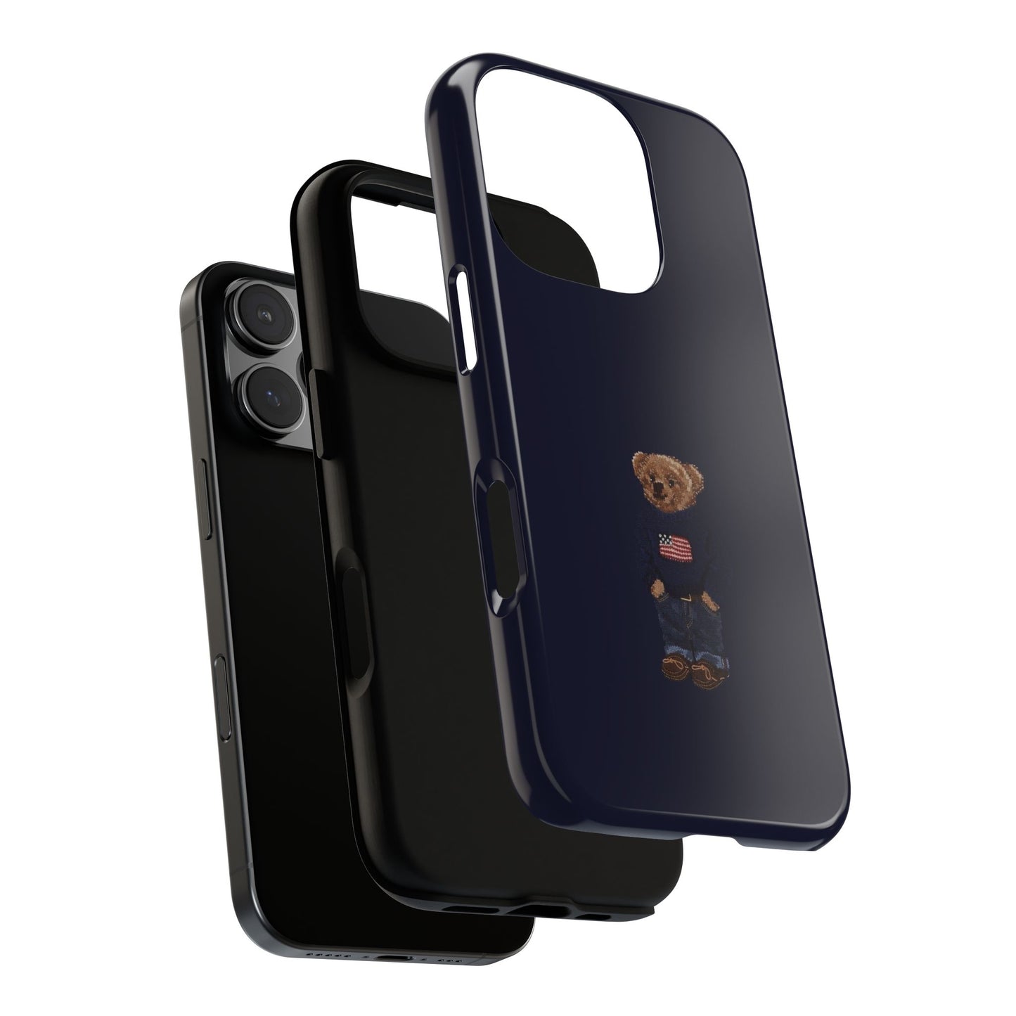 Patriotic Polo Bear Phone Case — Slim Tough Protective iPhone Cover