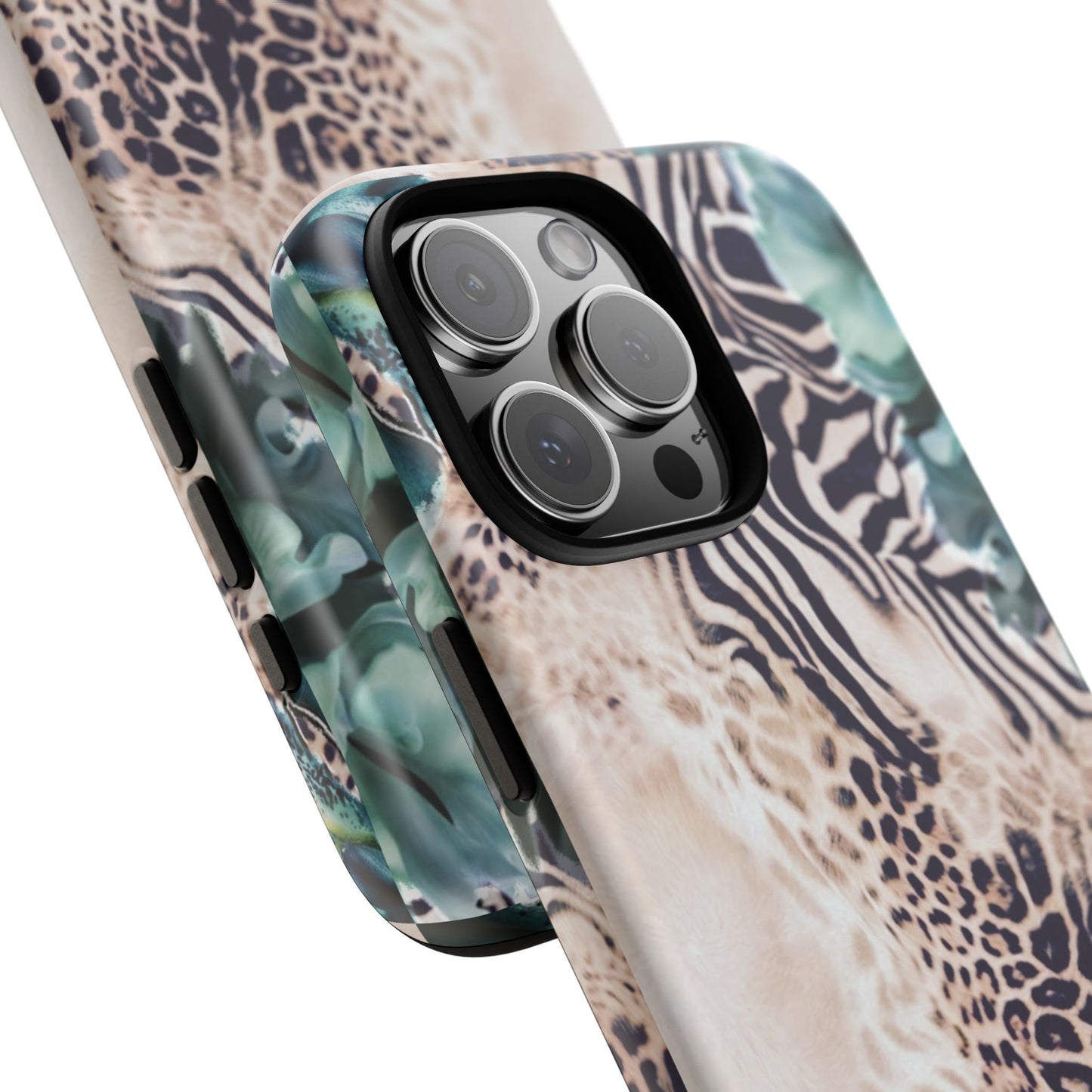 Tough Cases - Tropical Leopard & Zebra Phone Case